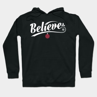 Believe Unisex Christmas T-Shirts-Christmas Funny Ugly Sweater Hoodie